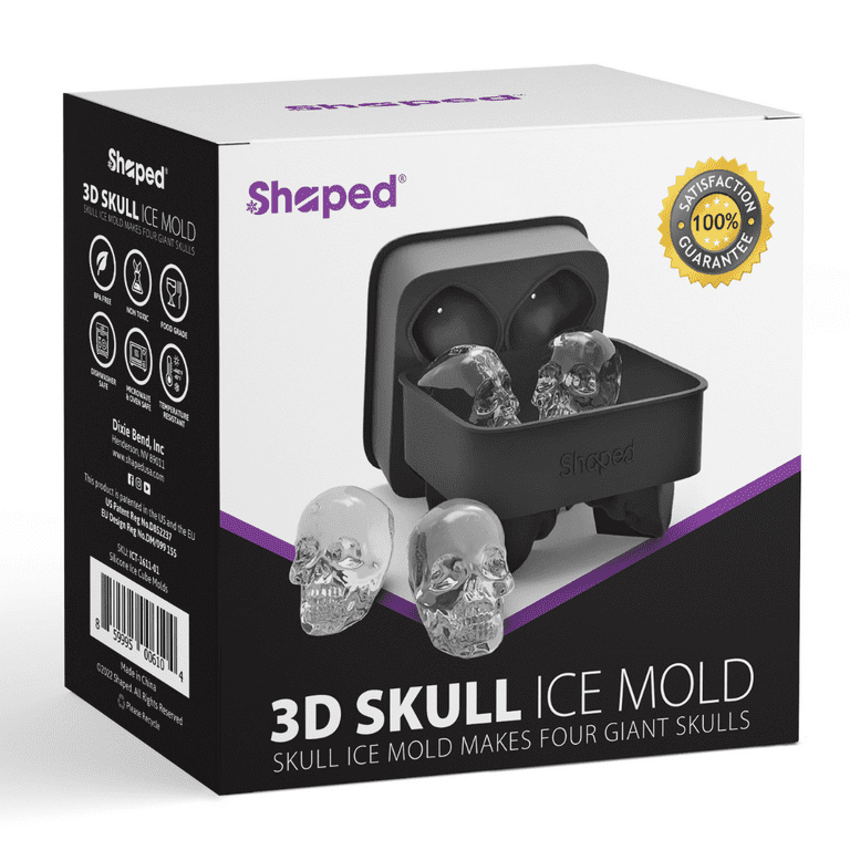 Extra Large 3D Skull Ice Cube Mold