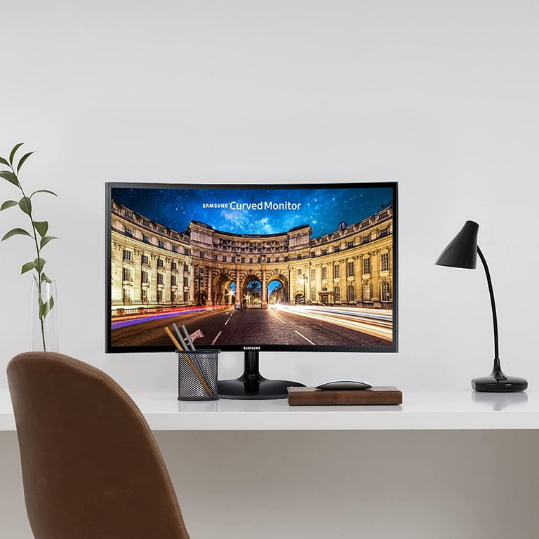 Slikke åndelig Medic SAMSUNG 24 Inch Curved Computer Monitor, LC24F390FHNXZA LED Computer Screen  60Hz Full HD 1080P Gaming Monitor, Slim Design for Home and Office use,  Wholesalehome Mouse Pad Included - Walmart.com