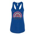 thumbnail image 3 of Waymaker Rainbow Inspirational/Christian Ladies Racerback Tank Top, Royal, X-Large, 3 of 5
