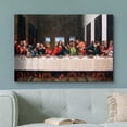 thumbnail image 2 of VELVET - Canvas Wall Art - Last Supper by Andrea Solari - Modern Home Art Stretched and Ready to Hang - 10x8inch Framed, 2 of 5