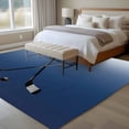 thumbnail image 5 of Navy Blue Ice Hockey Area Rugs 6x9 for Living Room, Winter Sports Ball Games Ombre Non Slip Washable Rug Runner, Low Pile Indoor Floor Carpet Mat Bathroom Rugs for Bedroom, Kids Room, 5 of 9