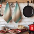 thumbnail image 6 of Green Brown Ombre Kitchen Towels Set of 3, Abstract Aesthetics Modern Art Absorbent Dish Towels for Kitchen, Microfiber Hand Towel, Quick Drying Tea Towel for Cleaning Decorative Dishcloths, 6 of 7