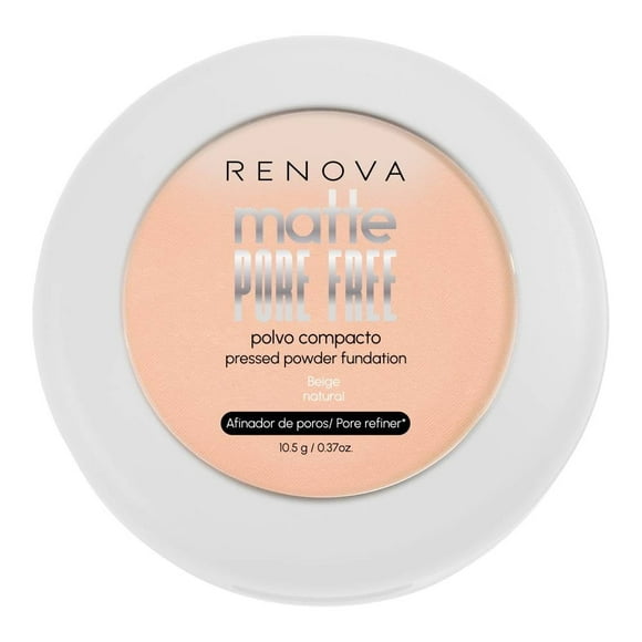 Polvo compacto Renova Matte Pore Free beige natural 10.5 gr