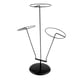 thumbnail image 3 of 2x Premium Metal 3 cabezas Sombreros Gorras Pelucas Exhibidor Estante de soporte para, 3 of 7