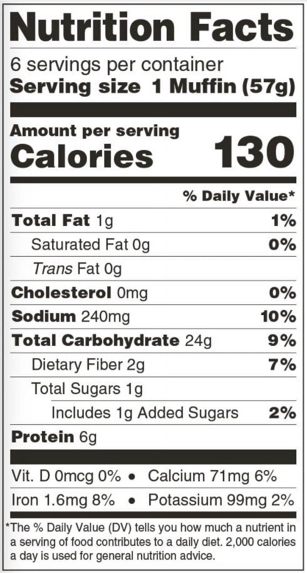 Bubba's Bakery 100% Whole Wheat English Muffins 12 ct, 30 oz