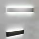 thumbnail image 2 of 48 cm 18 W creativo moderno minimalista aluminio LED lámpara de pared cabecera pasillo baño espejo luz (color plata con luz fría), 2 of 5