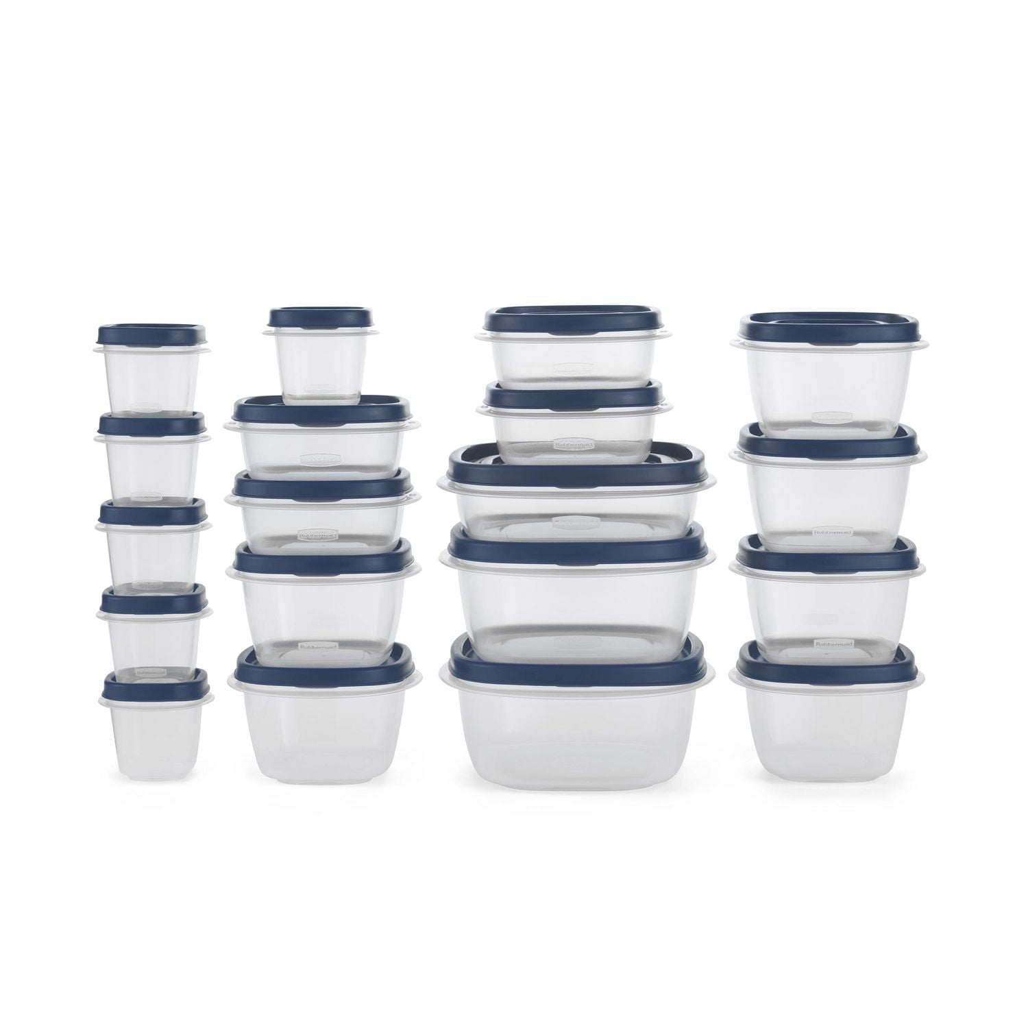 Rubbermaid EasyFindLids Vented Food Storage Containers, Set