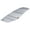 Chrome, variant on APS Compatible with Honda Pilot 2009-2011 Main Upper 304 Stainless Steel Chrome Polished 8x6 Billet Front Grill Grille Insert H86597C