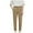 Coffee, variant on Lovskoo Men's Dress Panst Flat Front Trendy Casual Solid Color Pockets Elastic Waist Dress Pants Cropped Pants Beige
