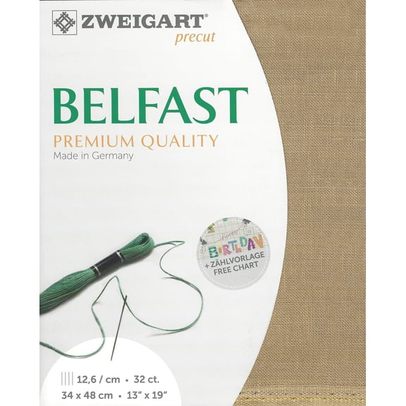 Precut Belfast 32 count Dirty Linen 3609/326