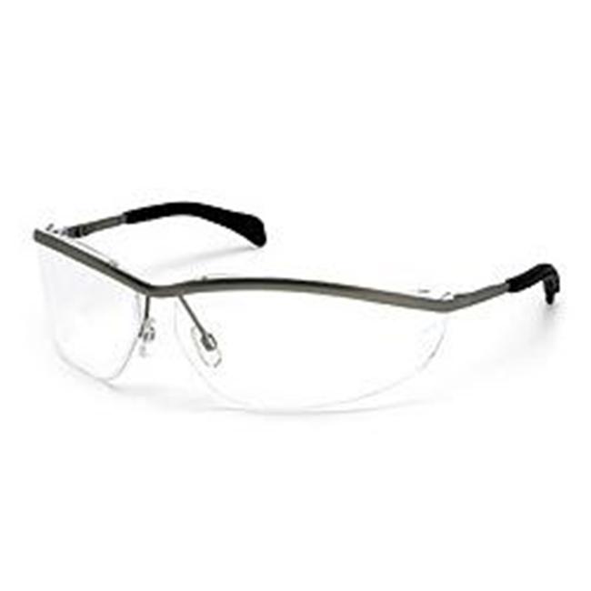 Crews 135KD210 Klondike Safety Glassesmetal Frame Clear Lens