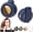 Blue, variant on Portable Silent Mini Bladeless Fan Clip On, Small Fan Clip on for Shirt & Waist, Adjustable 3-Speed Suspended Whirlwind Fans, For Outdoor & Travel & Office, Travel Accessories, Gift (pink & pink)