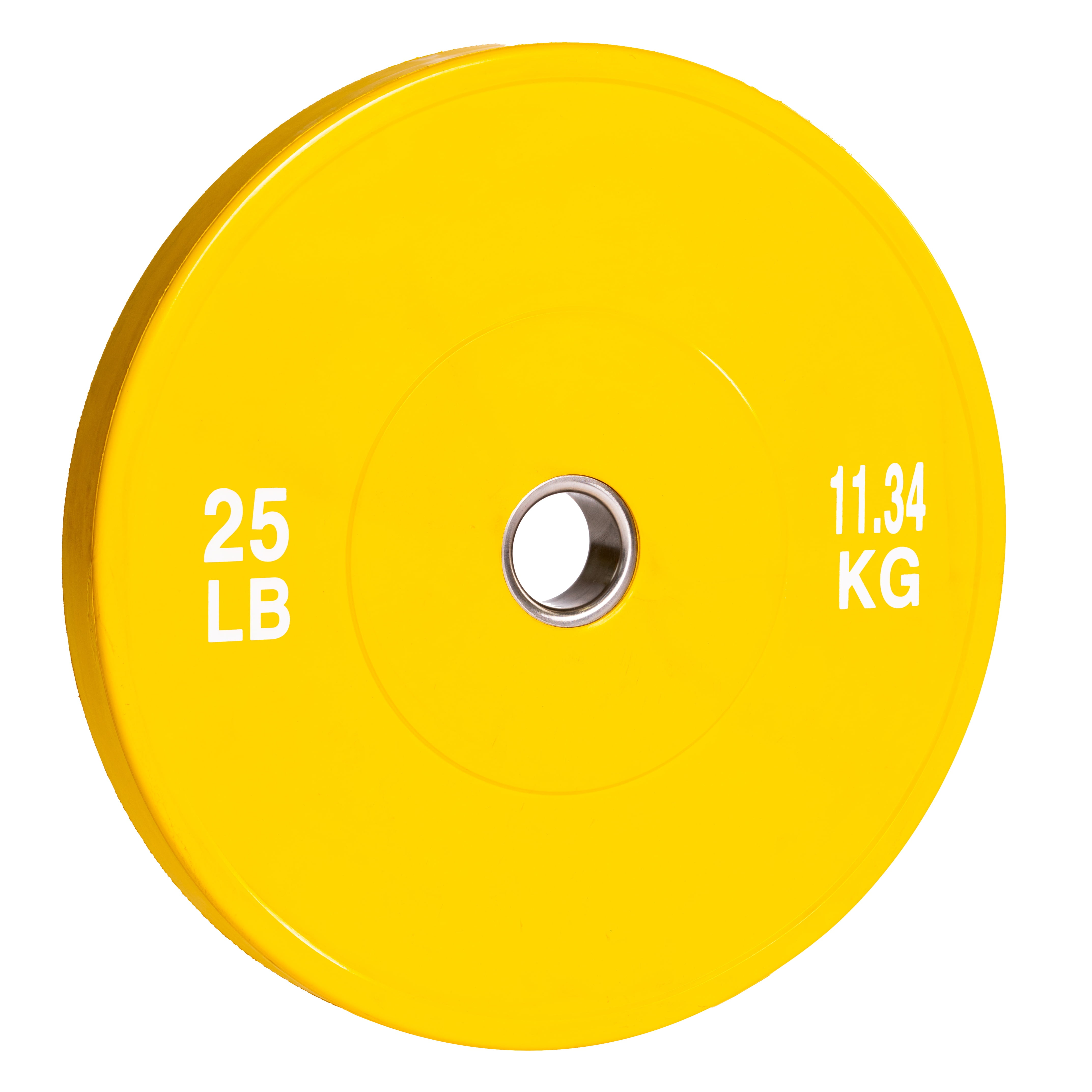 PRISP Olympic Rubber Bumper Plate Weight Plate with 2Inch Stainless