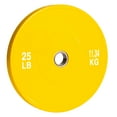 thumbnail image 1 of PRISP Olympic Bumper Weight Plate - Rubber Plate for 2 Inch Olympic Barbell with Steel Insert; Pairs, Sets and Single Plates Available, 1 of 9