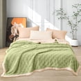 thumbnail image 4 of Ovzne Blanket Super Soft Warm Solid Warm Fleece Blanket Throw Rug Sofa Bedding On Clearance, 4 of 7