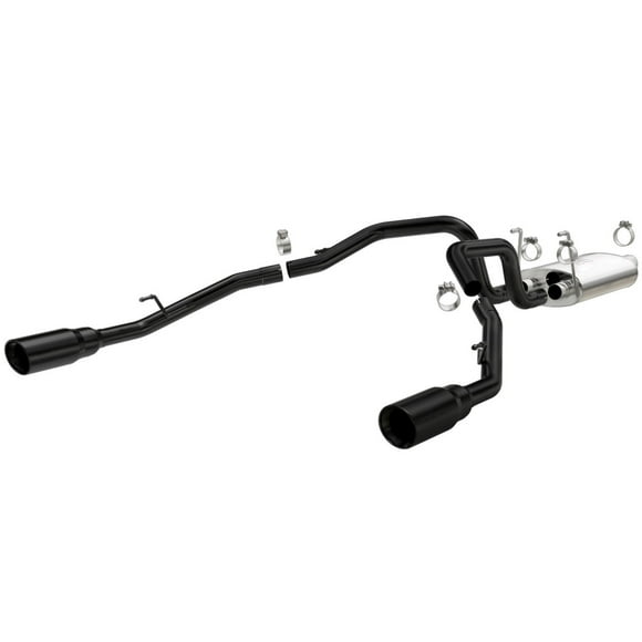 Magnaflow Kit de Système d'Échappement Performance 15363 Kit de Système d'Échappement Cat-Back; Acier Inoxydable; avec Silencieux; Diamètre de Tuyau de 3 Pouces; Double Échappement avec Double Sortie; Double Sortie Arrière