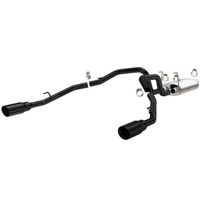 Magnaflow Performance Exhaust System Kit 15363 Exhaust System Kit Cat-Back System; Stainless Steel; With Muffler; 3 Inch Pipe Diameter; Dual Exhaust With Dual Exit; Dual Split Rear Exit