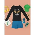 thumbnail image 3 of Surfs Up Skeleton Island Long Sleeve Toddler -Image by Shutterstock,  4 Toddler, 3 of 4