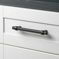 thumbnail image 3 of GlideRite 5 in Screw Center Knurled Euro Solid Steel Bar Pull (Pack of 10) - Matte Black, 3 of 3