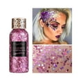thumbnail image 2 of Crema de gel de purpurina corporal holográfica 30 ml - Maquillaje de lentejuelas que cambia de color para rostro, ojos y mejillas - Maquillaje seguro para el escenario de la fiesta del festival de, 2 of 2