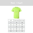 thumbnail image 2 of Jerzees Unisex Safety Work T-Shirt, Dri-Power Moisture-Wicking Shirt, Hi- Vis Safety Multicolor Tee 6 Pack, Size M, 2 of 6