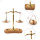 thumbnail image 3 of Miniforce Toys Mini Balance Scale Pretend Play Furniture Home Balance Justice Law Scale, 3 of 5