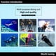 thumbnail image 5 of Eigraketly Traje de baño para hombre, deportes acuáticos, transpirable, respetuoso con la piel, traje de buceo de 2mm, camiseta sin mangas, Deportes acuáticos Negro SG, 5 of 6