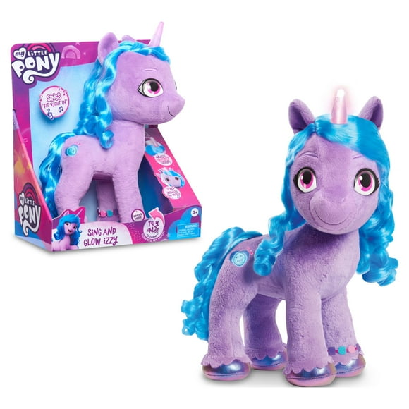 My Little Pony Chante et Illumine Izzy, Peluche, Cheval, Jouets pour Enfants à Partir de 3 Ans