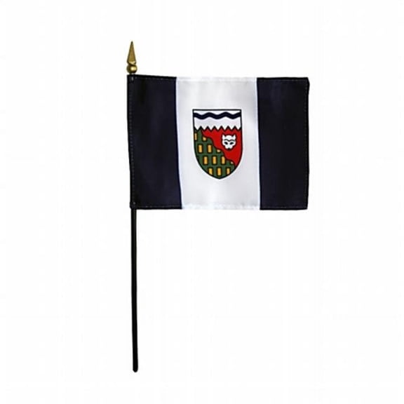 Annin Flagmakers 220053 4 x 6 in. Eb Nw Territory Mounted - 12 Pack