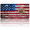 American Flag with, variant on 1 Pcs 2D Flat License Plate Covers & Frames, Flag of Mississippi For Decorative Front, Waterproof For Decoration Aluminum License Plate Covers & Frames Cover For Men Women, 12" X 6"