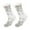 Grey, variant on Christmas Warm Socks Women Non Fuzzy Lined Slipper Socks Color: Grey Size: One Size