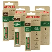 After Bite Natural Chemical-Free Itch Balm - Calming Balm for Itch Support - Skin Irritation Aid to Stop Itchy Spots - Travel-Friendly Natural Bite Relief - 4 Pack