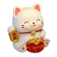 thumbnail image 4 of Hucha Hucha Estatuilla de Gato Decoración Feng Shui Caja de Ahorro de Dinero para Adultos Niños Niñas Niños Regalo de año Nuevo Chino, 4 of 9