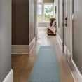thumbnail image 2 of Garland Rug Town Square Polypropylene Sea Foam Indoor Runner Rug, 2' x 8', 2 of 7