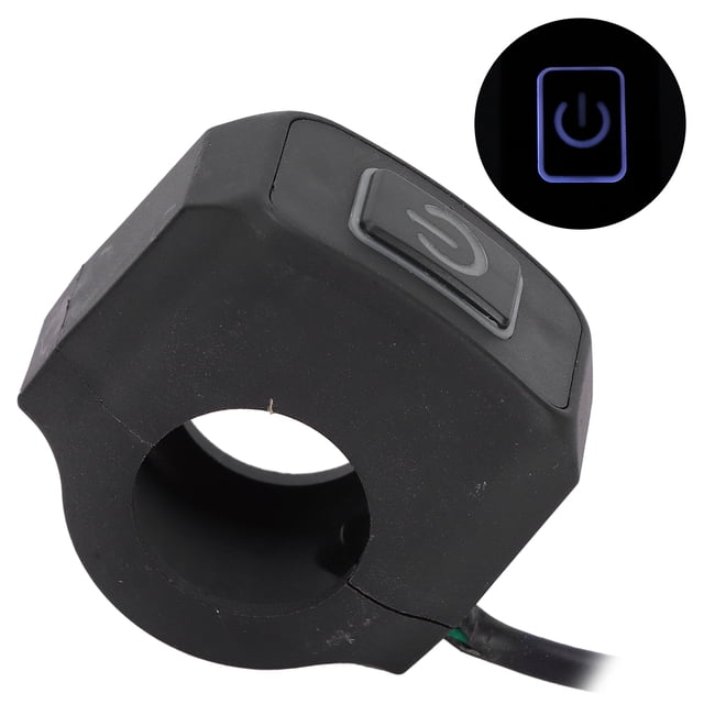 Bouton de Commande du Guidon de Moto, Imperméable Universel pour Phare, Larges Plages d'Application