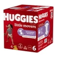 thumbnail image 2 of Huggies Little Movers Baby Diapers, Giga pack, Sizes 6, 50 Count, 2 of 9
