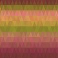thumbnail image 1 of Ahgly Tapis d'Intérieur Lavable en Machine Carré Transitionnel Brun Cannelle, 4 Pieds Carré, 1 of 7