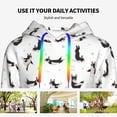 thumbnail image 6 of Hoodies for Women - Yoga dogs funny Boston terrier Comfrt Colour Drawstring Women'S Fashion Hoodies & Sweatshirts, Fall Outfits Clothes for Women 2024 Pullover with Kangaroo Pocket, 6 of 7