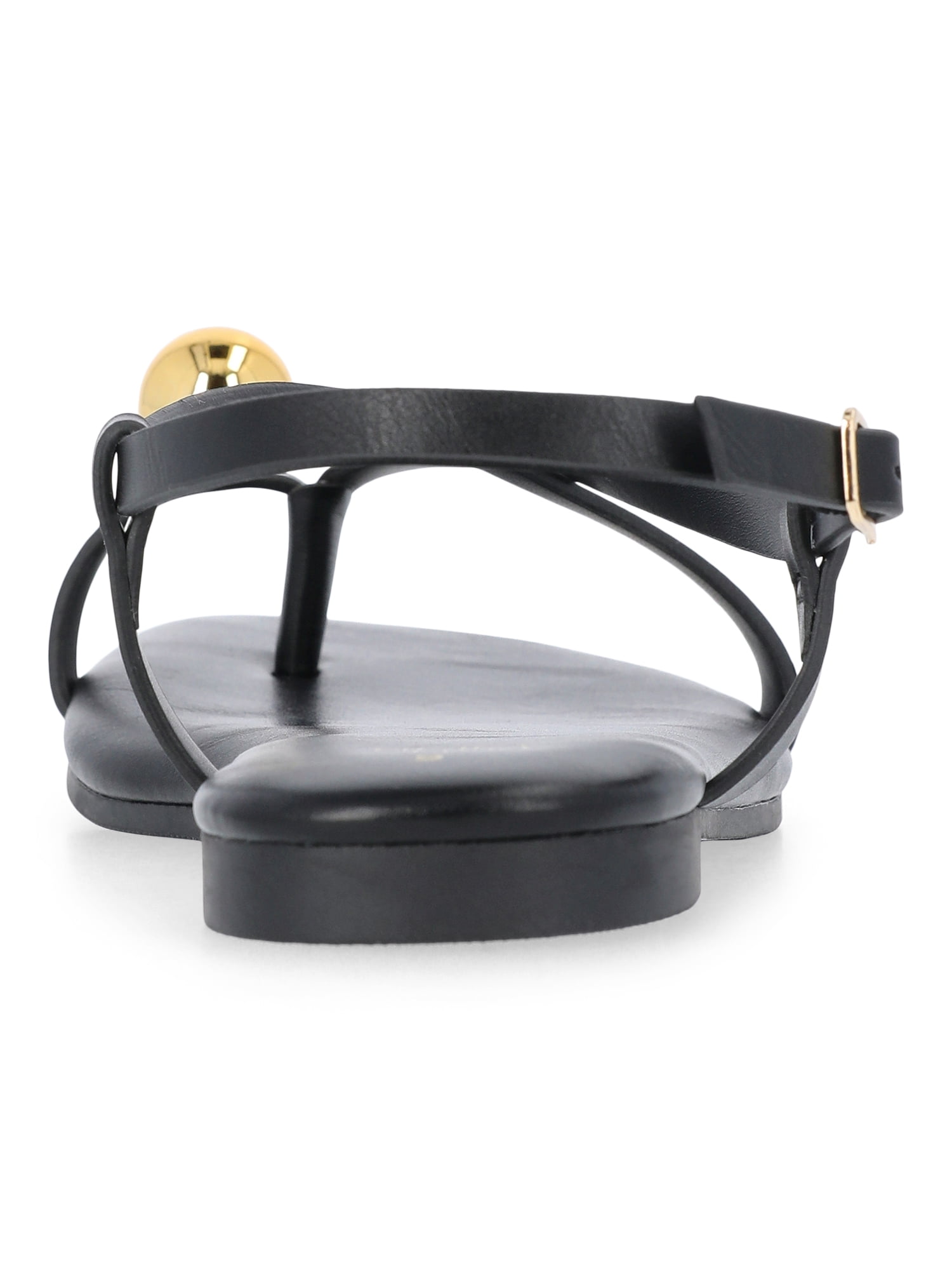 Time and Tru Women's Embellished Toe Ring Sandals