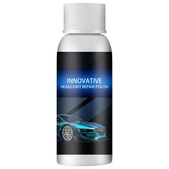 Dsscvnef Car Headlight Restoration Kit 50ml Headlight Polish & Coating for Durable Enhances Brightness