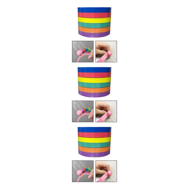 Riwesomey 6Pcs Sticky Ball Tape Decompression Toys Game Crafts for Home Supplies Type1 NO1