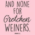 thumbnail image 2 of Girl's Mean Girls And None for Gretchen Wieners Graphic Tee Light Pink X Large, 2 of 4