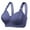 Dark Blue, variant on Viikei Bras for Women Sports Bras Wirefree Plus Size Adjustable Extra-Elastic Lace Simple Decoration Shaping Cup Lingerie