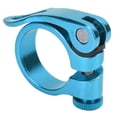 thumbnail image 4 of Abrazadera para tija de sillín de bicicleta de aleación de aluminio de diseño duradero y liberación rápida de 34,9 mm, color azul, 4 of 8