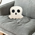 thumbnail image 4 of Yufenmy Halloween Decor Throw Pillows Cute Plush Skeleton Halloween Pillow Bedding Savings Happy Halloween Linen Sofa Bed Throw Cushion Cover Decoration, 4 of 6