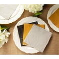 thumbnail image 2 of 210 Pack of Paper Cocktail Napkins in 3 Colors Gold, Black, Silver, 5 x 5 In), 2 of 5