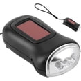 thumbnail image 1 of Lámpara de bolsillo portátil Lámpara de bolsillo solar principal, Lámpara de bolsillo recargable de bolsillo con energía solar, Linterna con dinamo de urgencia LED para acampar al aire libre, 1 of 5