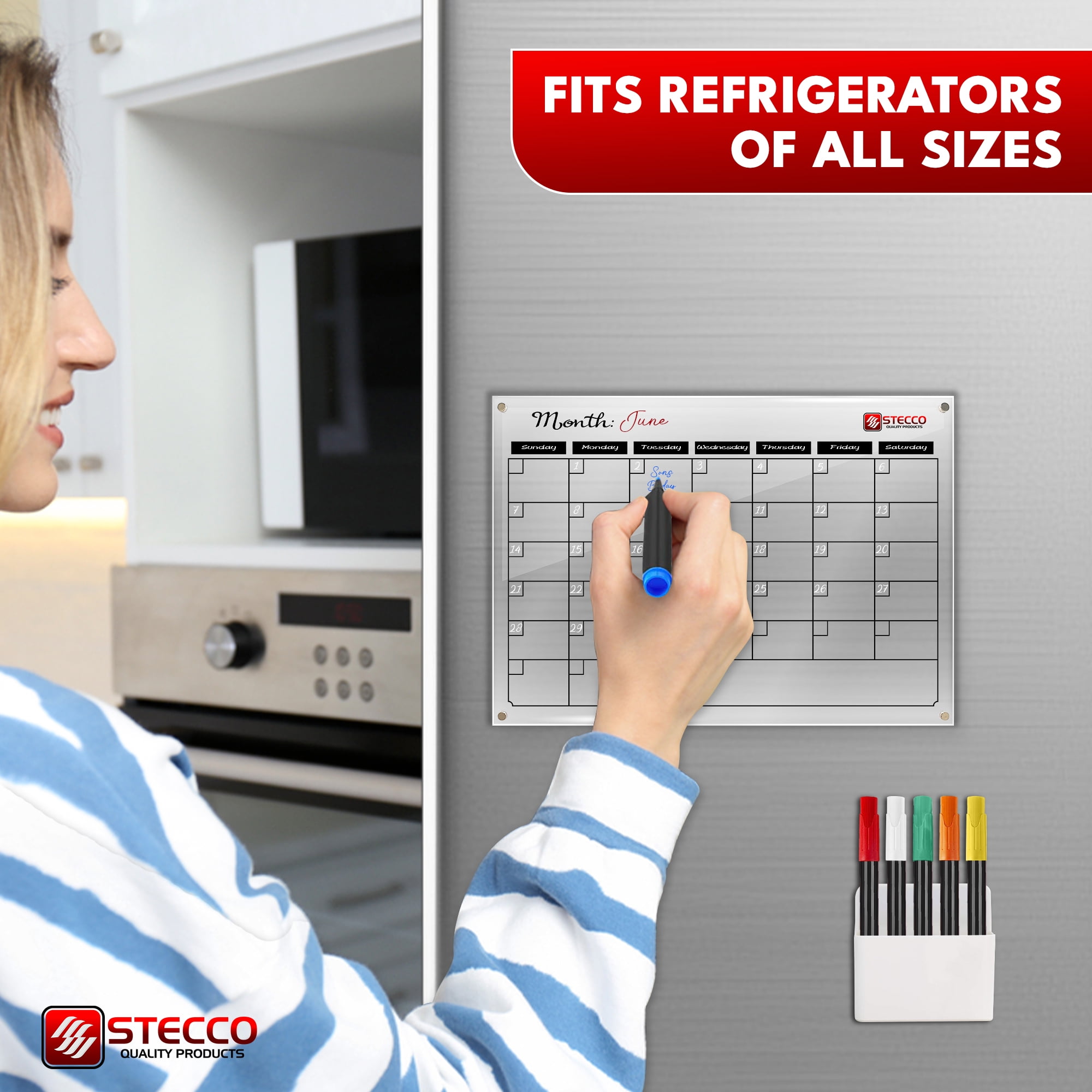 ケロッグ カレンダー Amazon.com: Excello Global Products Magnetic Calendar