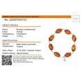 thumbnail image 3 of Sterling Silver Honey Baltic Amber Bracelet, Amber Jewelry Collection, 3 of 6