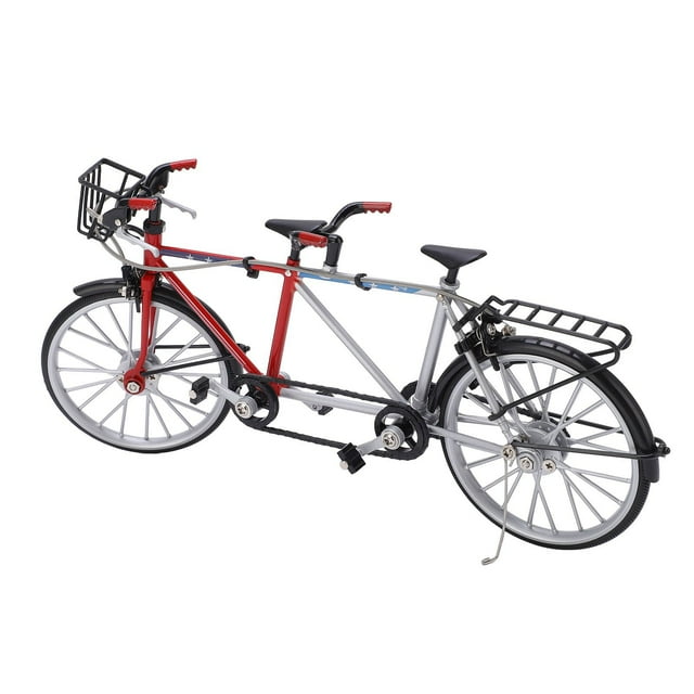 Mini Vélo Tandem, Modèle de Bicyclette Tandem Collections Détachables pour Décorations de Bureau pour Enfants